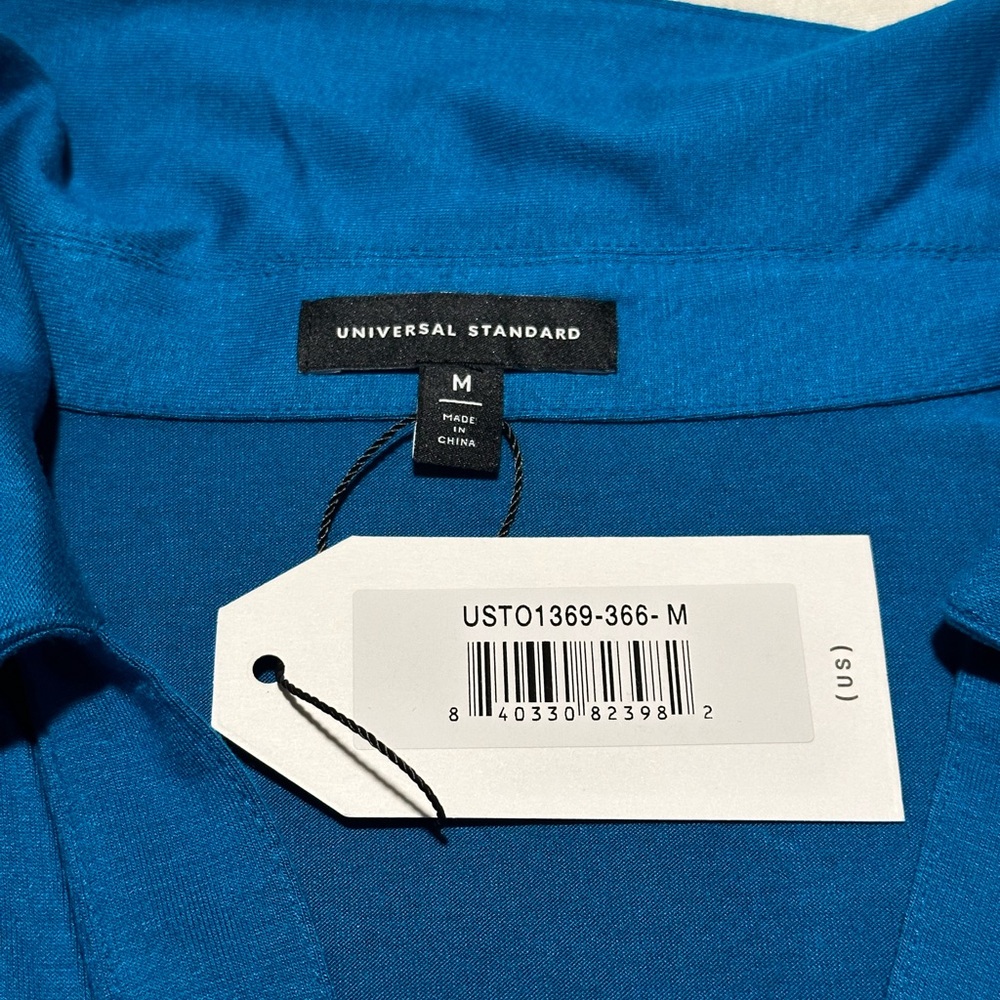 Universal standard Apero Liquid Jersey Polo Top